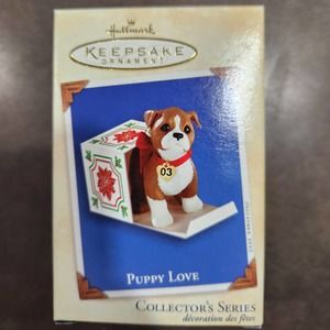Hallmark Keepsake Ornament "Puppy Love" 2003